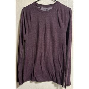 American Rag Men's Sz M Red Long-Sleeve Thermal Pullover T-Shirt Base layer Crew